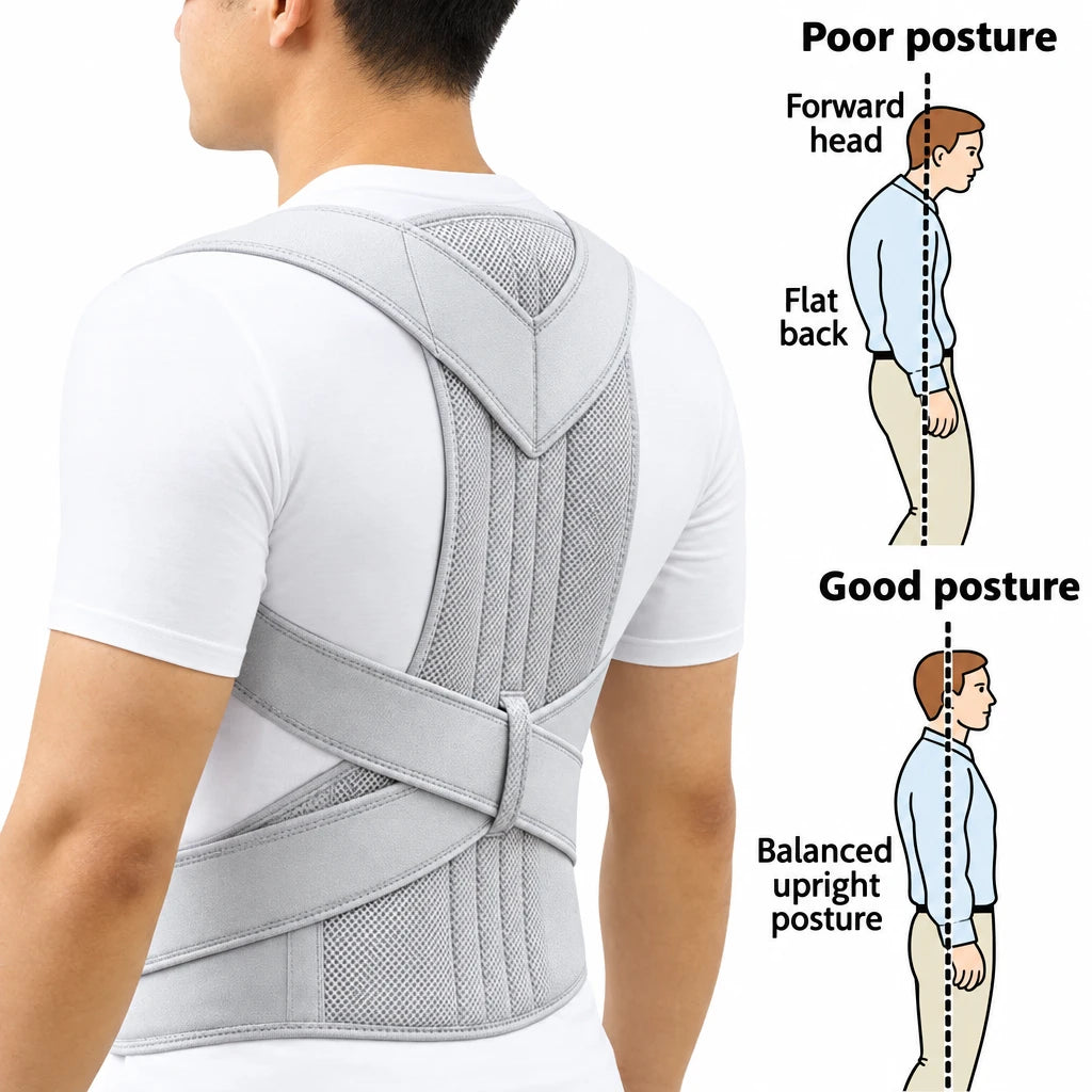 Adjustable Neoprene Posture Brace
